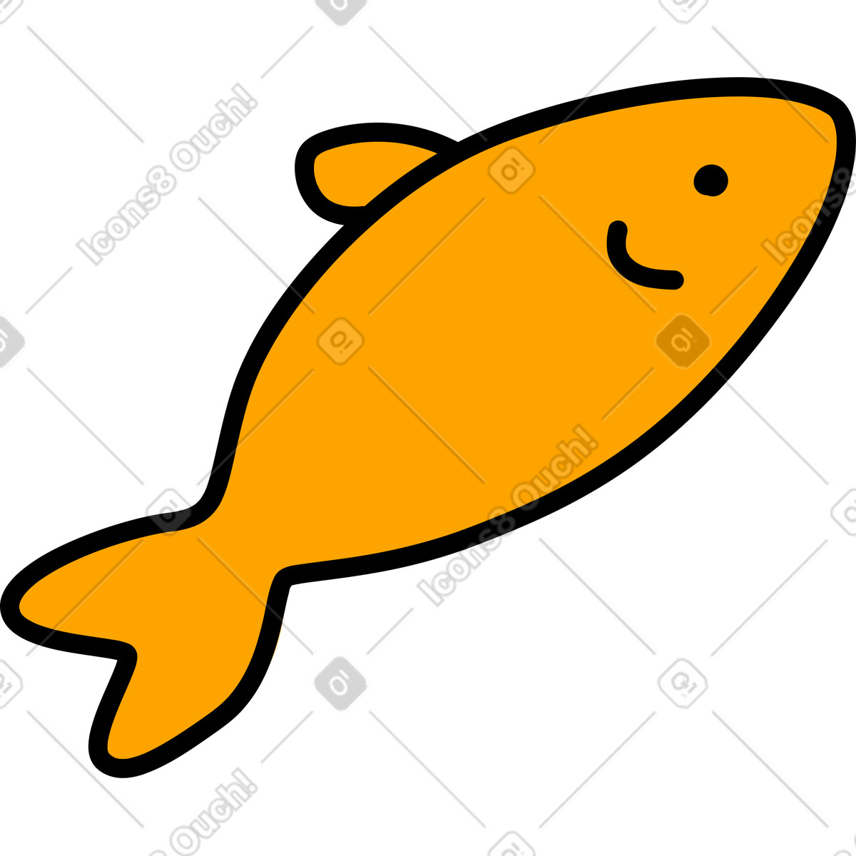 下载 Purr 风格的 鱼 插画，支持 PNG、SVG 格式