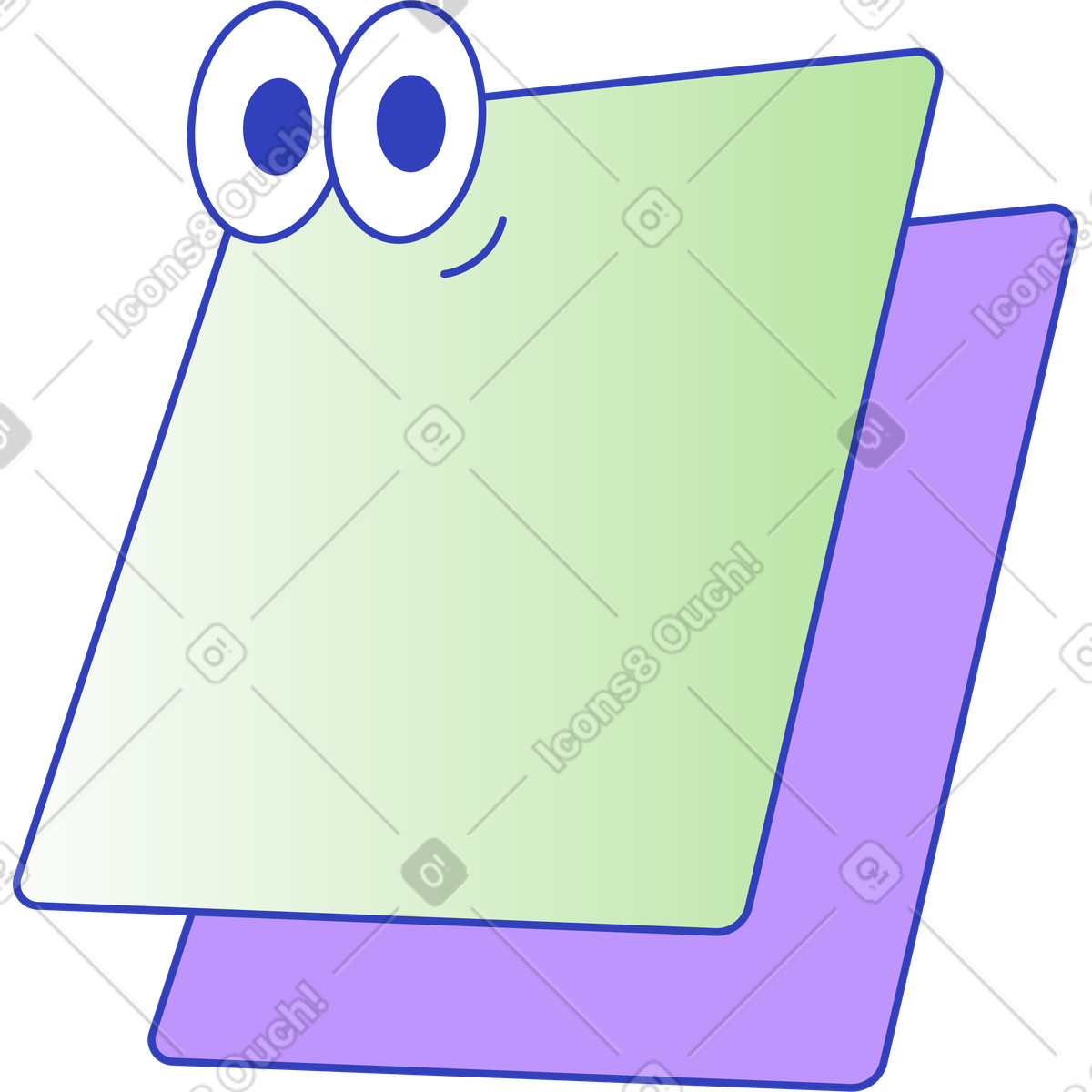 Copy illustration in Eyeful style download in PNG, SVG