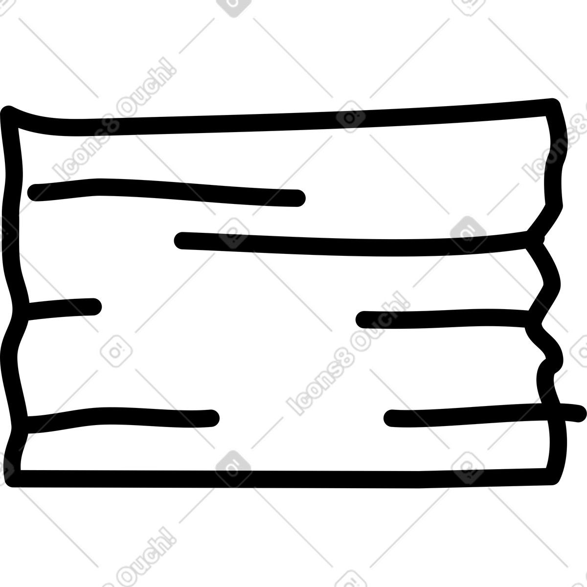 Stapel papiere-Illustration im Notes-Stil als Download in PNG, SVG