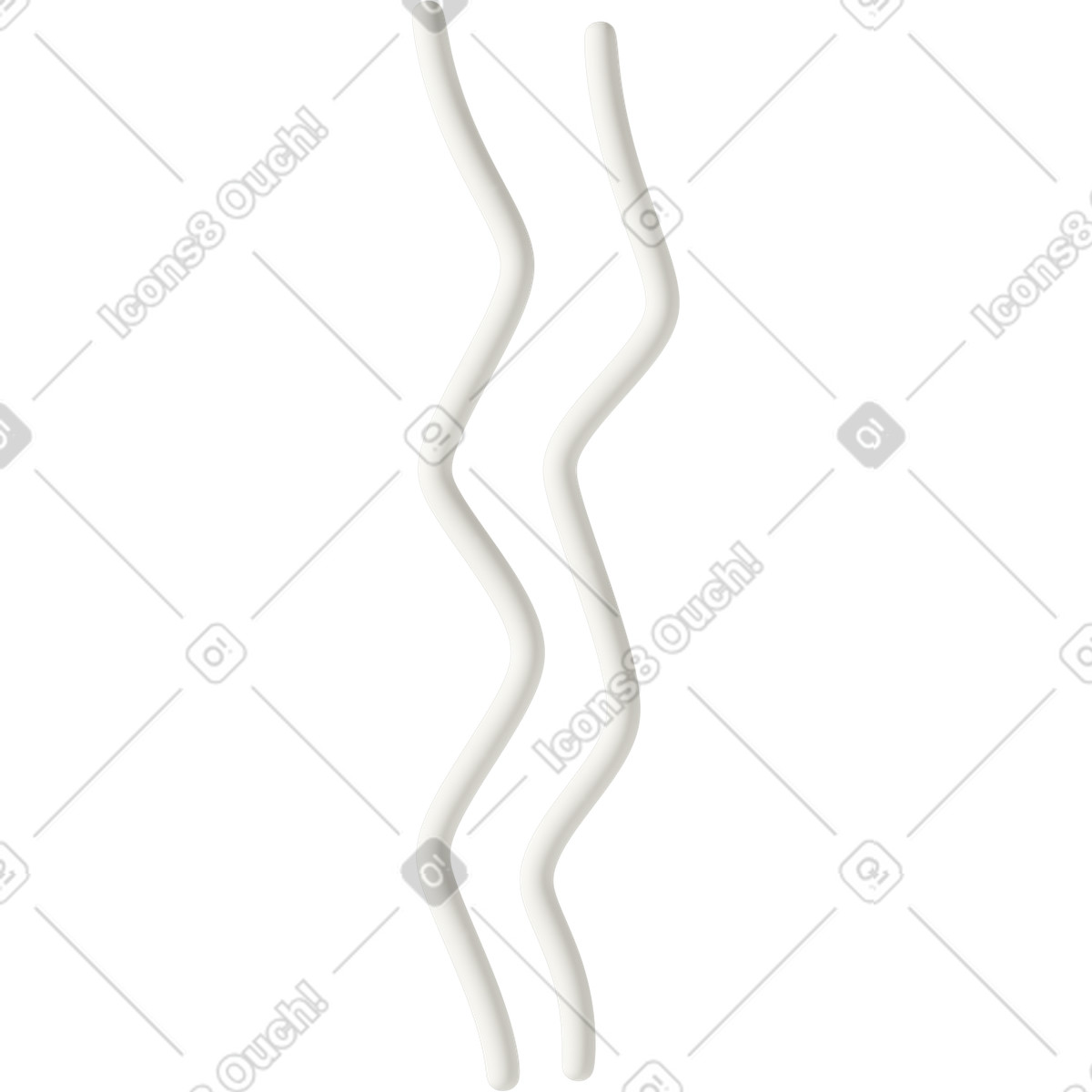 Ilustração de Long zigzag line em no estilo 3D Casual life para baixar em PNG, SVG