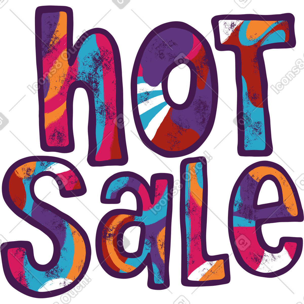Hand drawn lettering hot sale with textures illustrazione in stile scarica in PNG, SVG