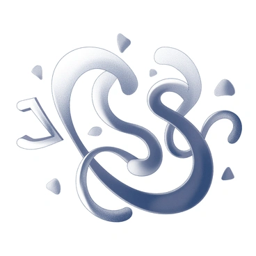 A monochrome drawing featuring a dynamic arrangement of swirling lines and shapes. The composition includes various curves and spirals that intertwine, creating a sense of movement. The shapes vary in thickness, adding depth to the piece. Along the edges, sharp angles contrast with the flowing forms, enhancing the visual complexity. The overall design evokes a feeling of energy and fluidity, inviting the viewer to explore the intricate interactions between the swirling elements.