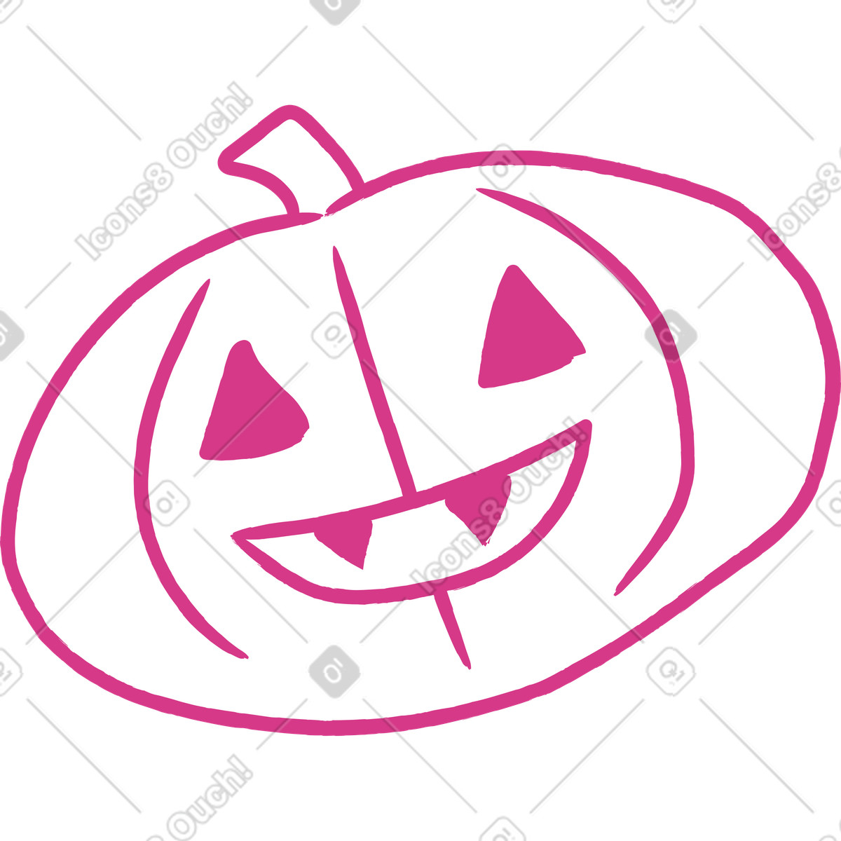 Lime スタイルの ハロウィンかぼちゃ のイラストをPNG、SVG形式でダウンロード