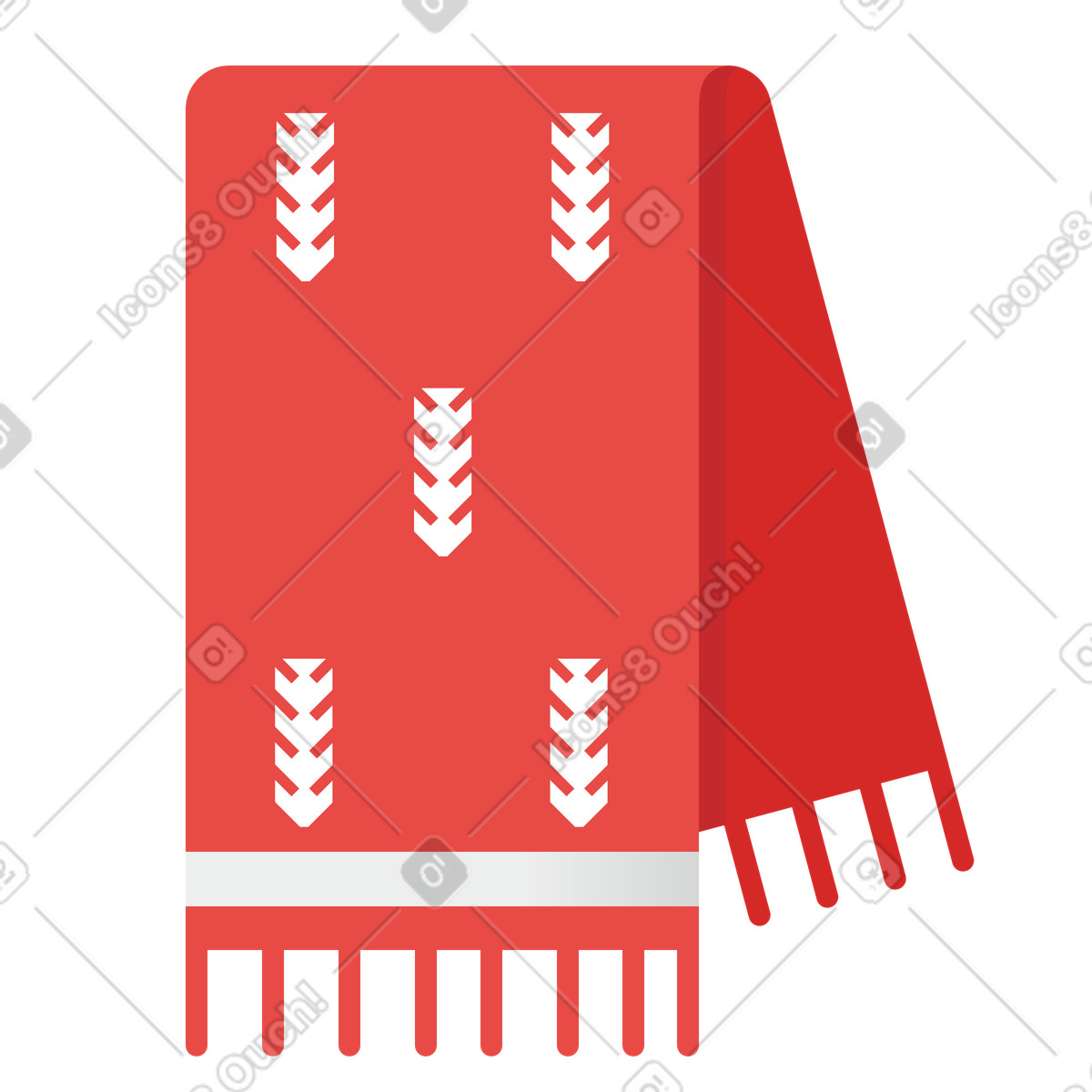 Ilustração de Cachecol em no estilo Clip para baixar em PNG, SVG