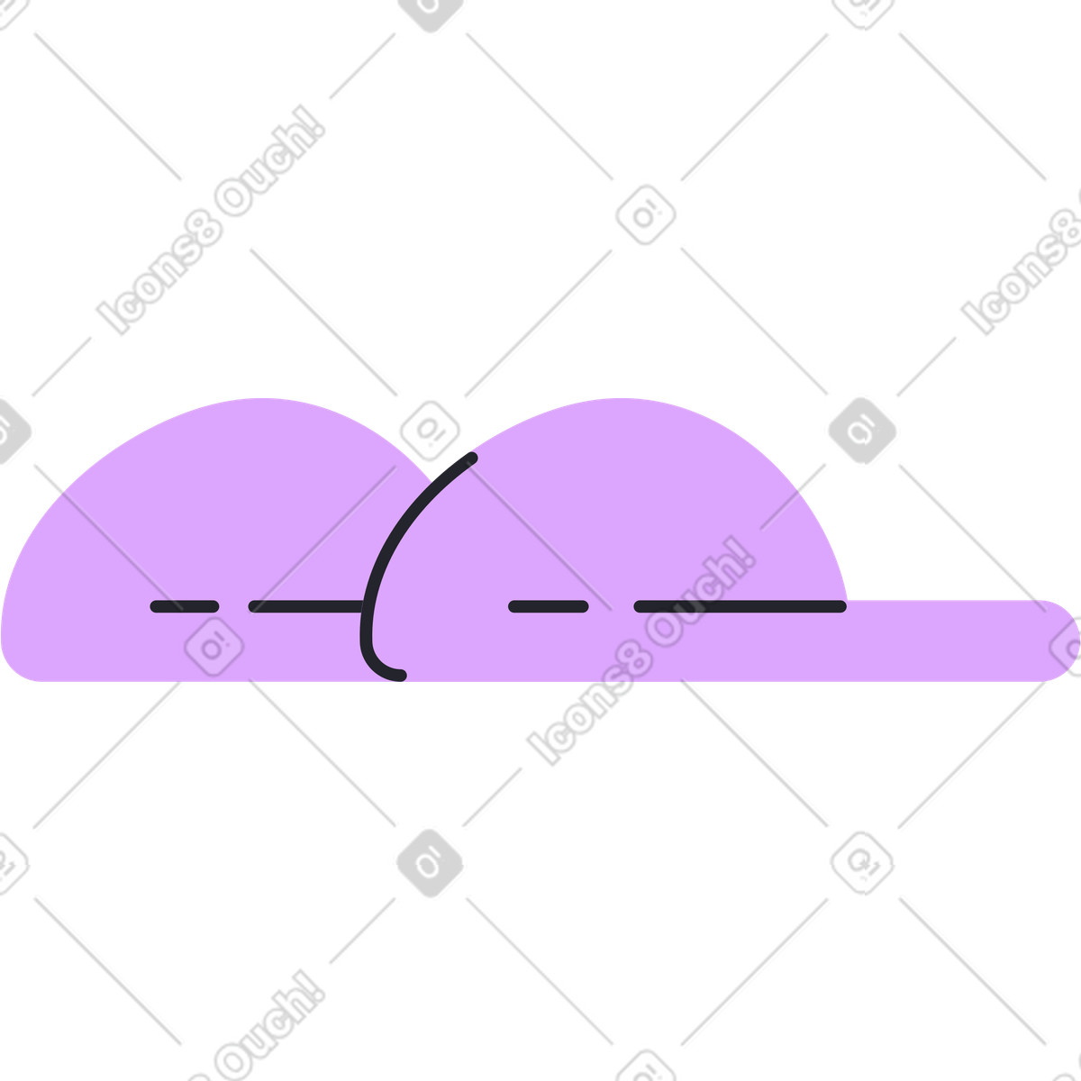 Due pantofole illustrazione in stile Grapy scarica in PNG, SVG