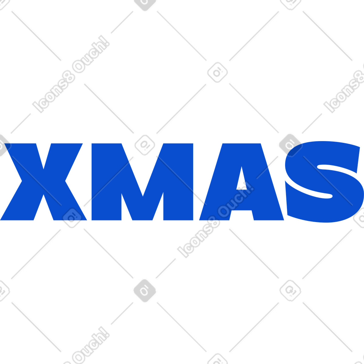 Text xmas illustration in Tiny style download in PNG, SVG