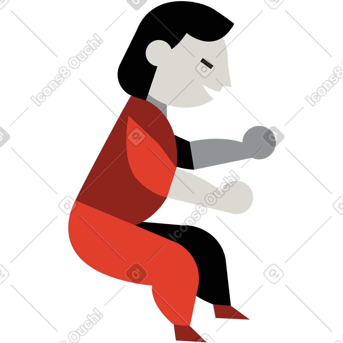 Illustration Enfant dans le style Burgundy à télécharger aux formats PNG, SVG