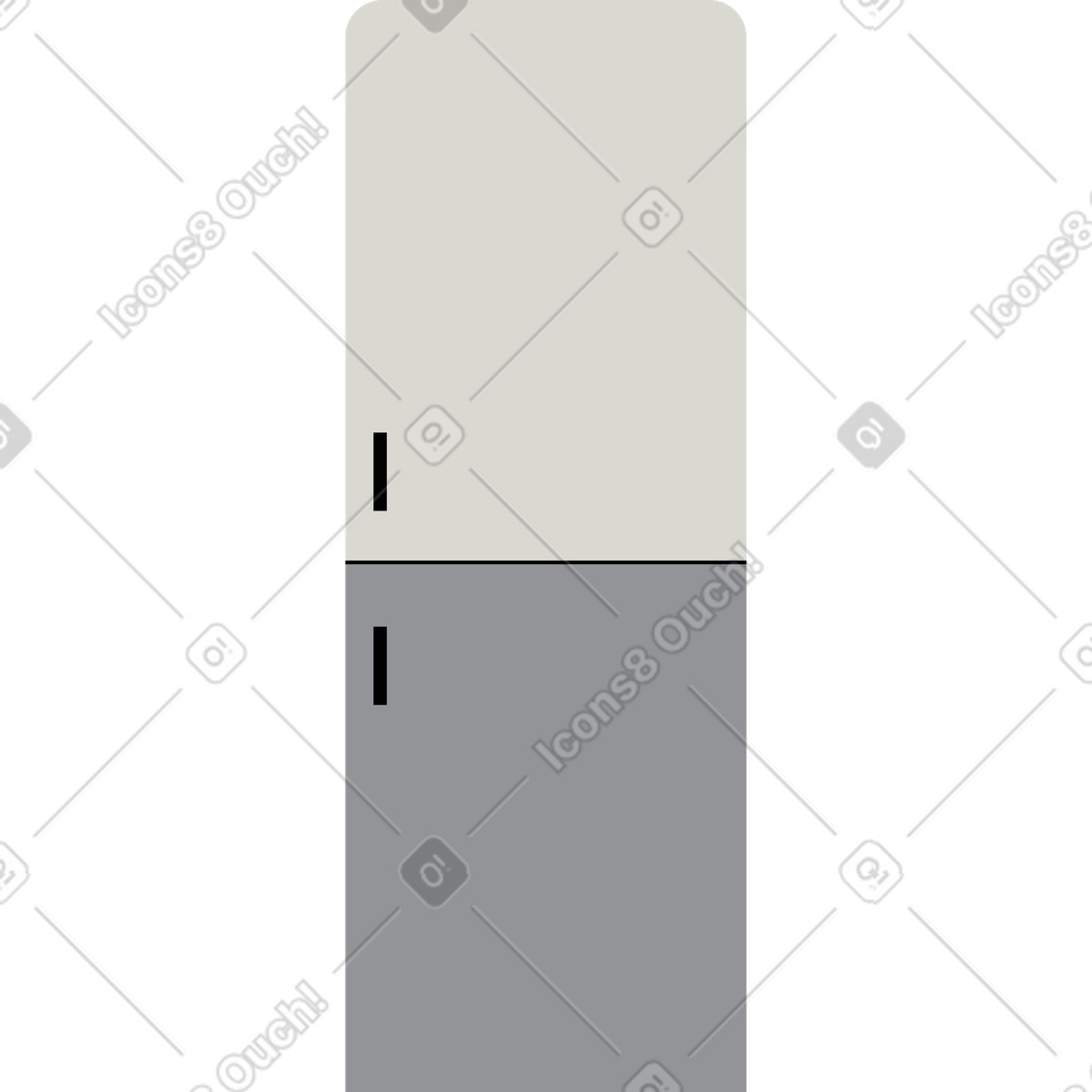 Illustration Frigo dans le style Burgundy à télécharger aux formats PNG, SVG