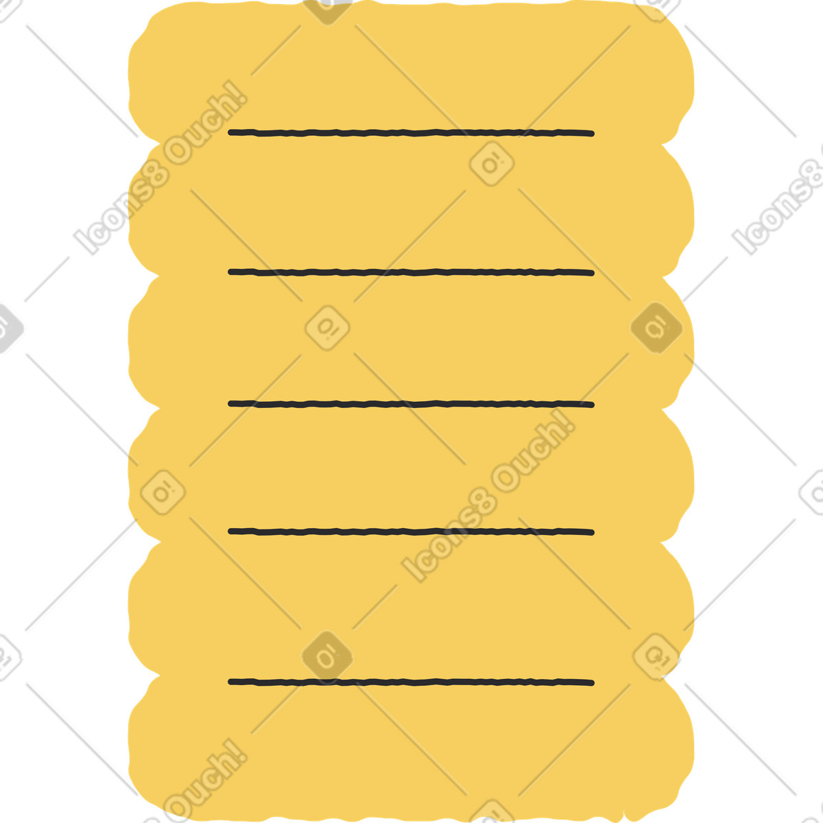 Illustration Tas de pièces jaunes dans le style Pablo à télécharger aux formats PNG, SVG