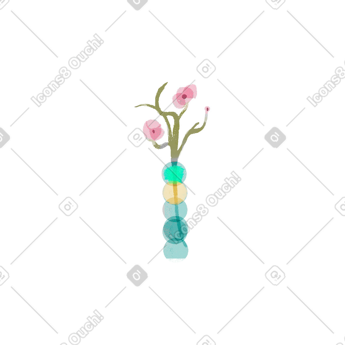 下载 Fabulous 风格的 花瓶 插画，支持 PNG、SVG 格式