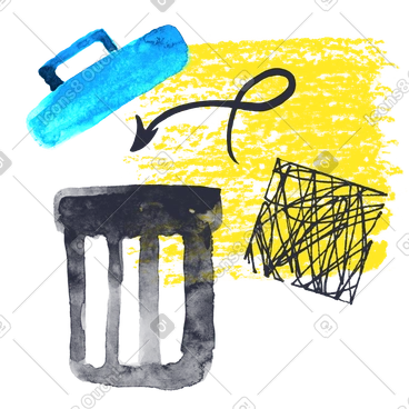 Trash bin as delete files  PNG, SVG