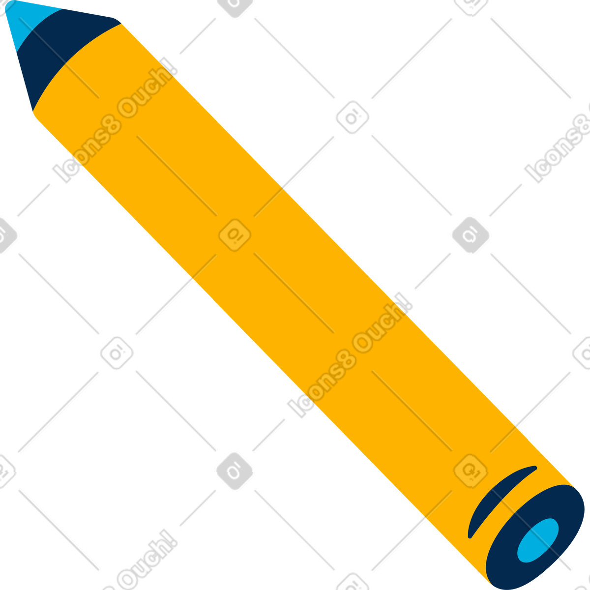 Ilustração de Lápis em no estilo Flame para baixar em PNG, SVG