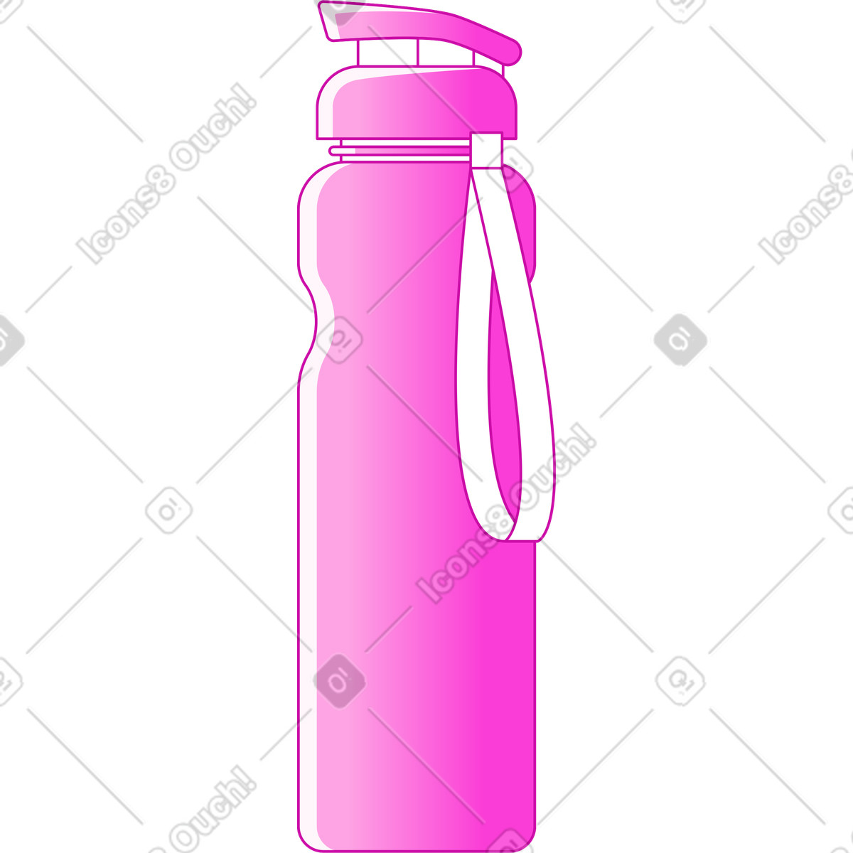 Иллюстрация Bottle в стиле Rainbow — скачать в форматах PNG, SVG