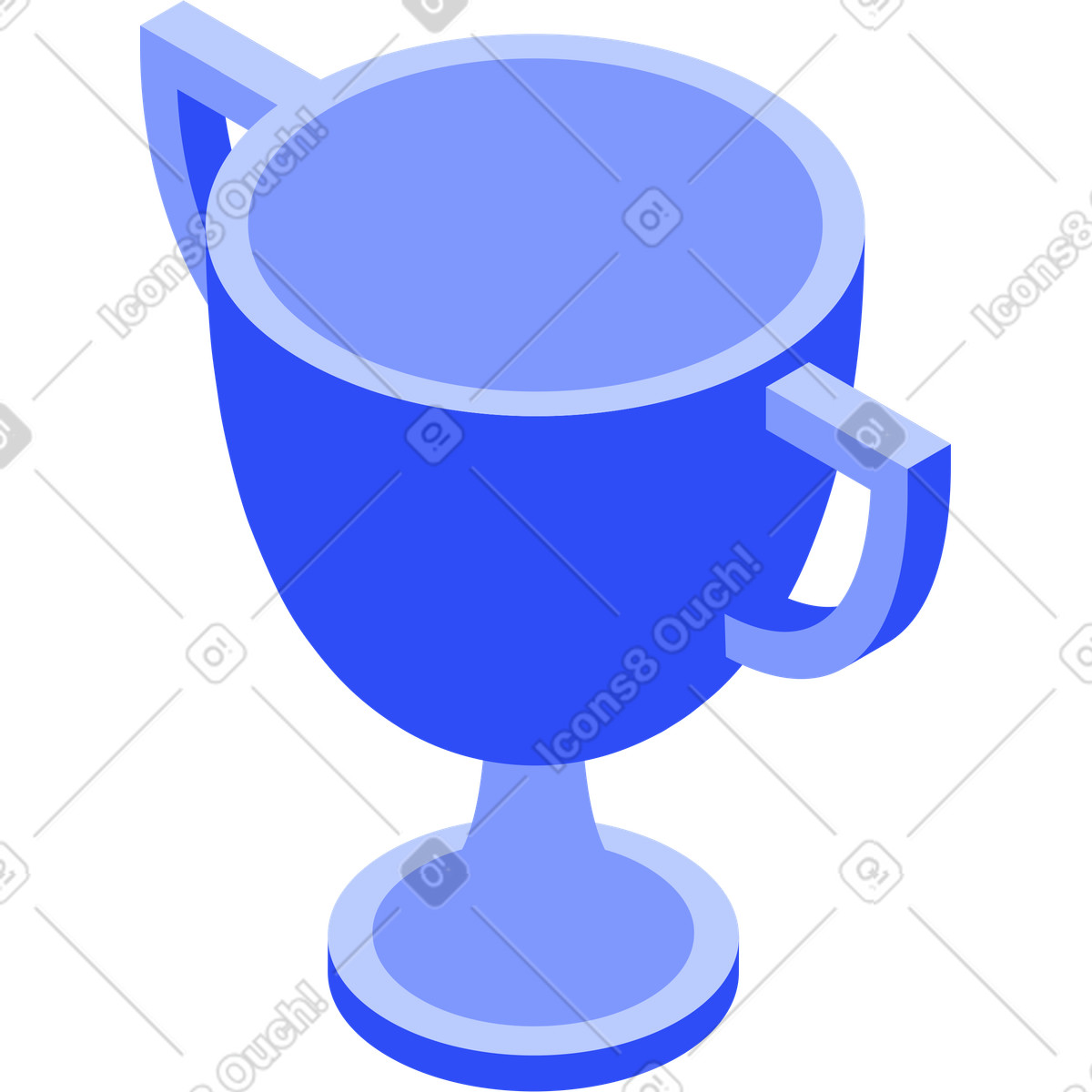 Winner cup illustration in System style download in PNG, SVG