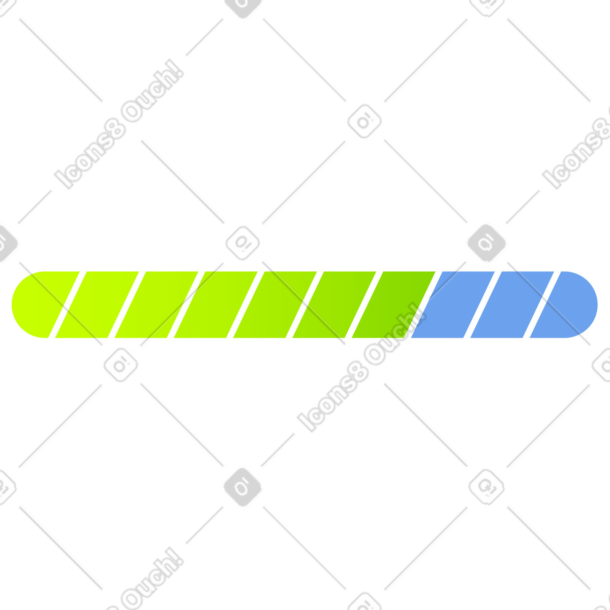 Progress bar illustration in PNG, SVG