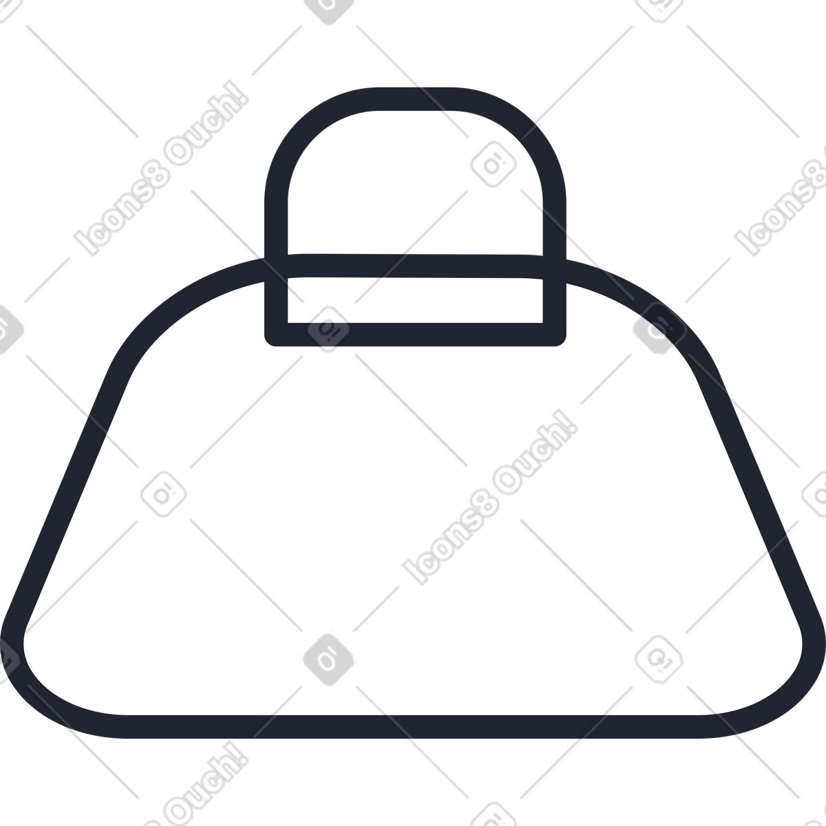 Pablita スタイルの バッグ のイラストをPNG、SVG形式でダウンロード