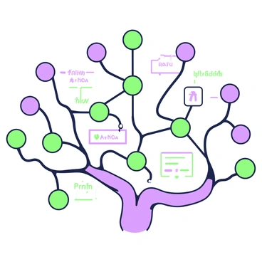 A digital network diagram where connections mimic the structure of the aorta
