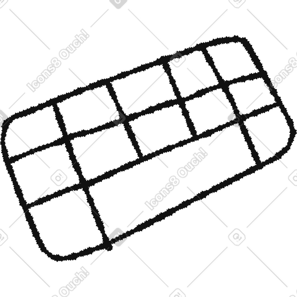 Bold People スタイルの キーボードのキーレイアウトは最小限で、角は丸く、輪郭線は太い。 のイラストをPNG、SVG形式でダウンロード