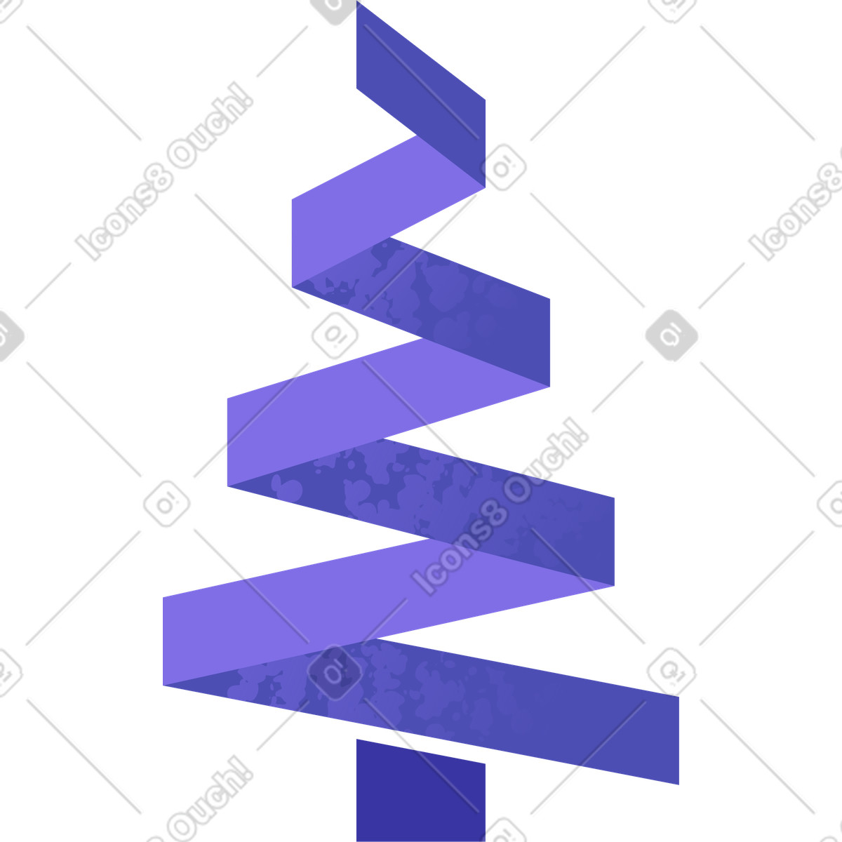 Ilustración Árbol de navidad abstracto en estilo Bright a descargar en PNG y SVG