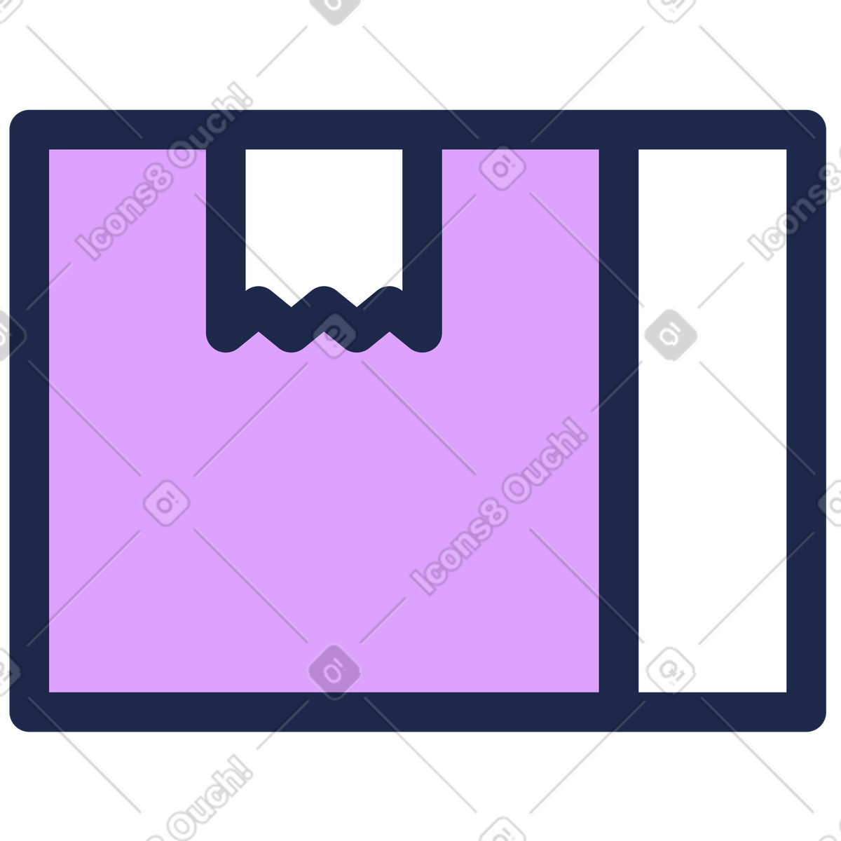 下载 Outline 风格的 纸板箱 插画，支持 PNG、SVG 格式