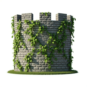 Vector fort wall clipart