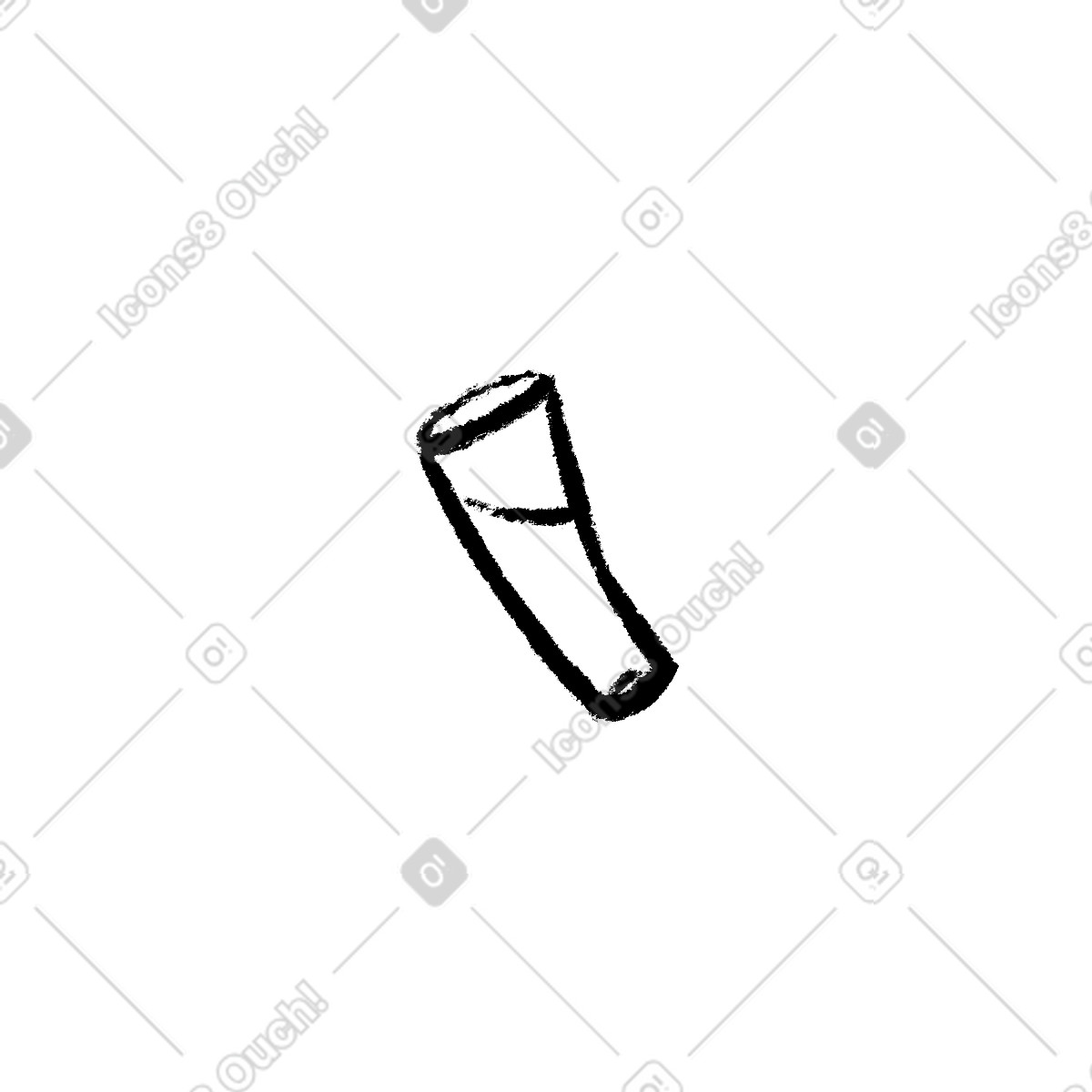 Ramo illustrazione in stile Doobry scarica in PNG, SVG