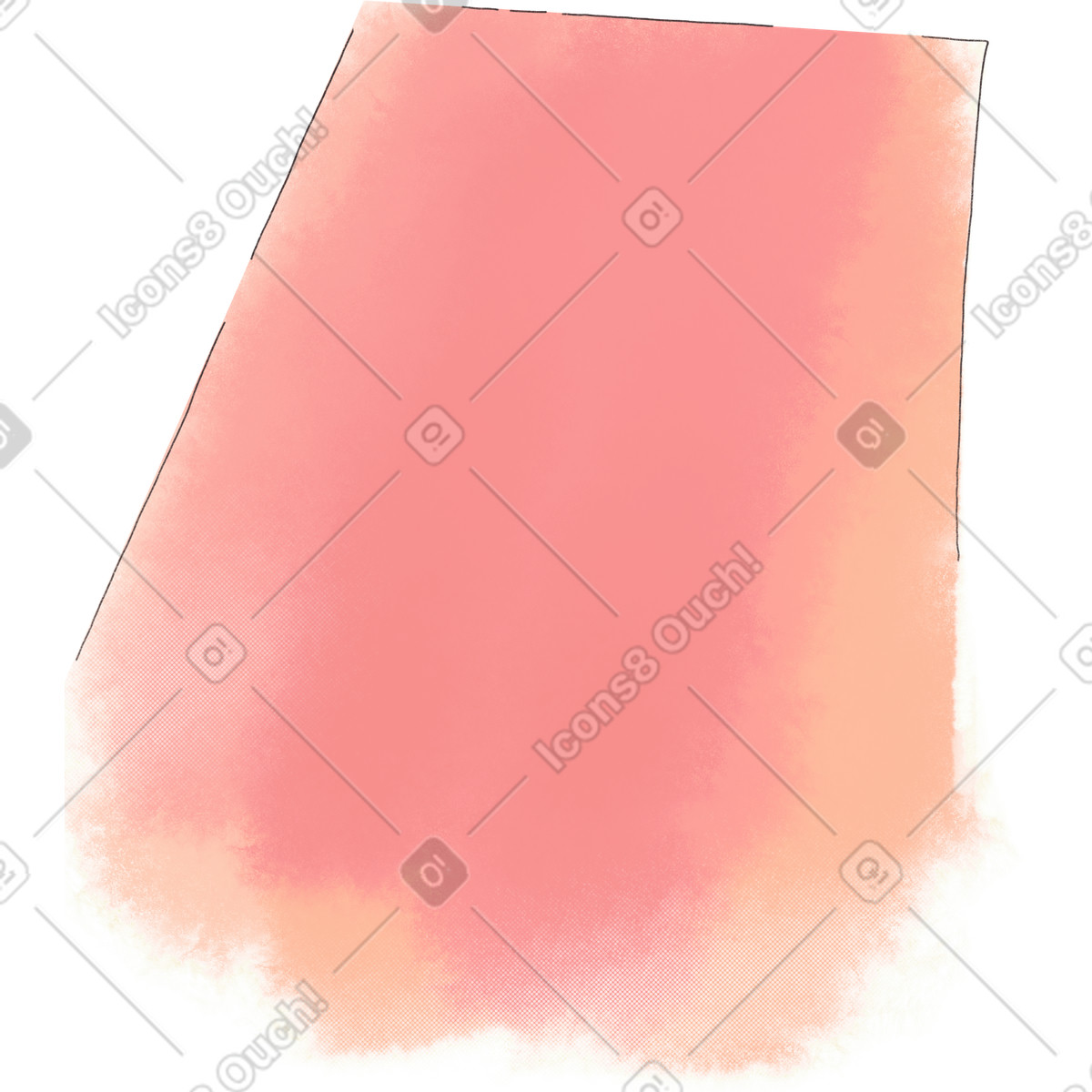 Pink yoga mat illustrazione in stile Moments scarica in PNG, SVG