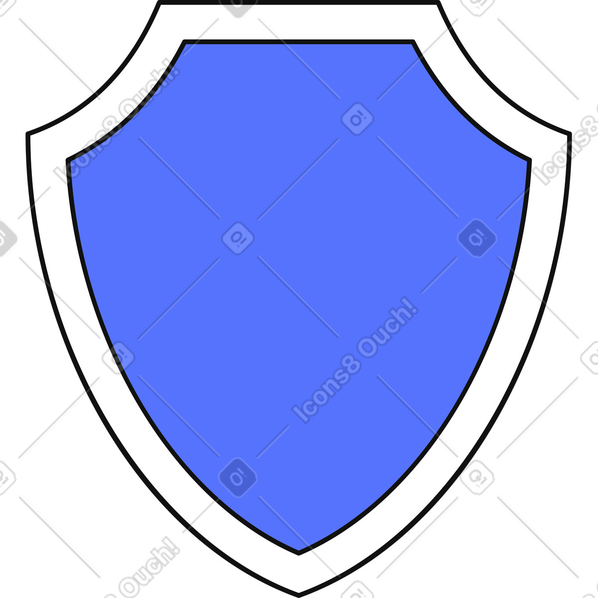 Иллюстрация Shield emblem template for security badge or protection symbol design в стиле Main — скачать в форматах PNG, SVG