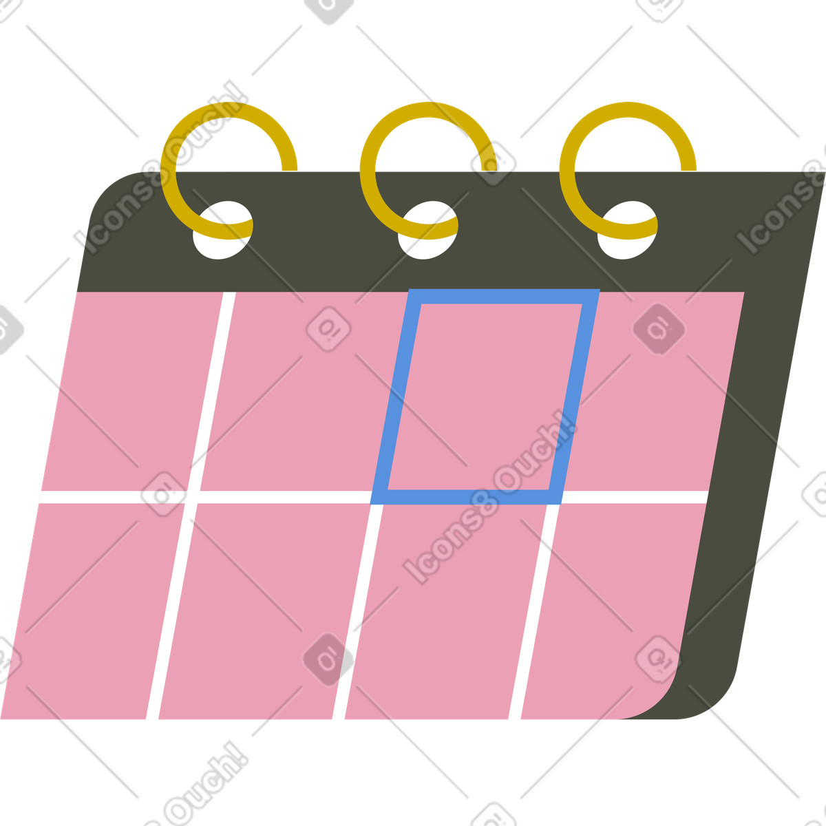 Ilustração de Lembrete da data do evento em PNG e SVG