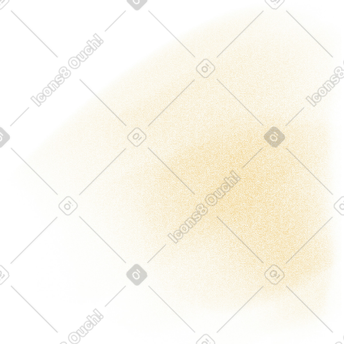 Yellow transparent texture uneven shape illustration in Gleam style download in PNG, SVG