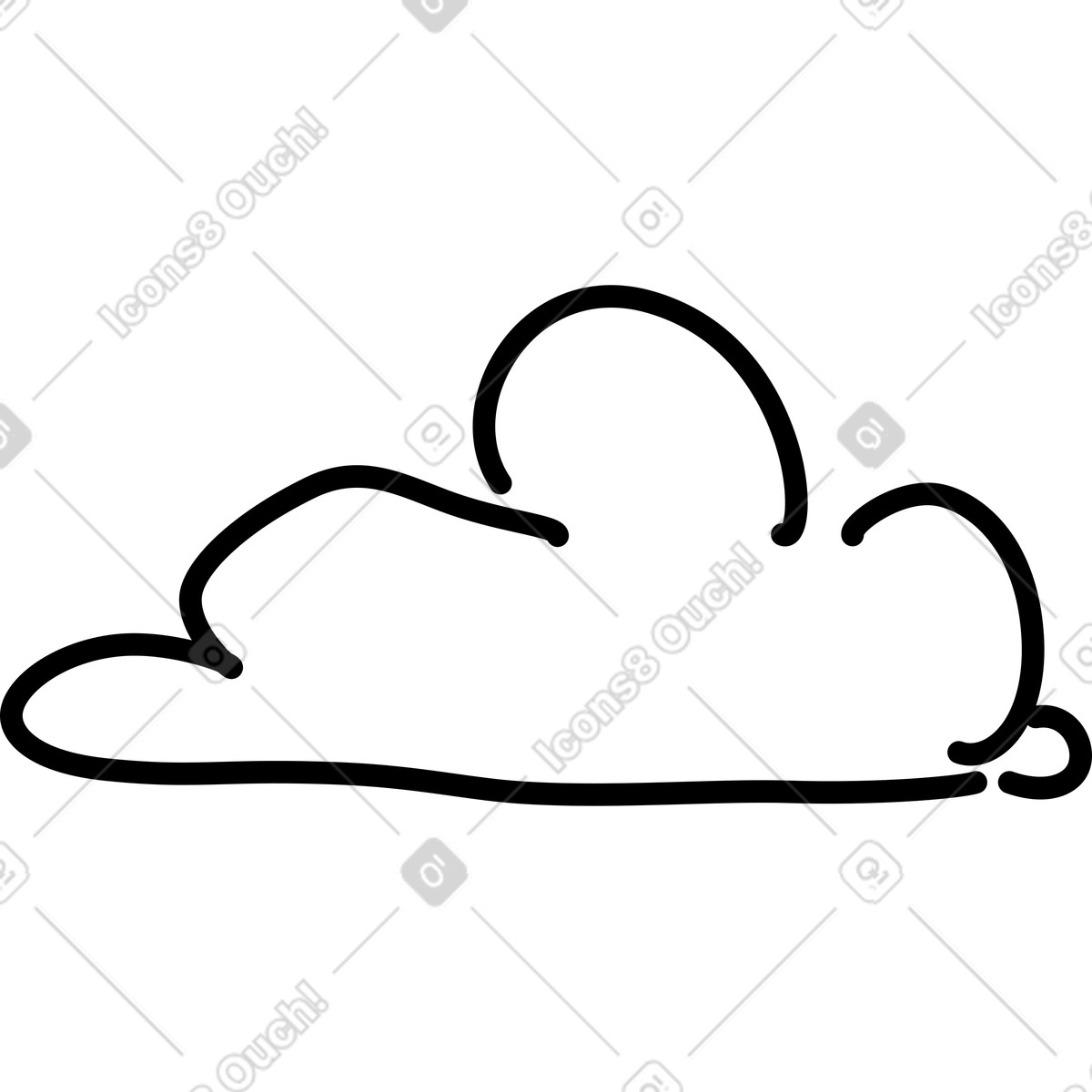 Illustration Cloud computing network with server racks and connected data storage icons dans le style Rondy Stickers à télécharger aux formats PNG, SVG