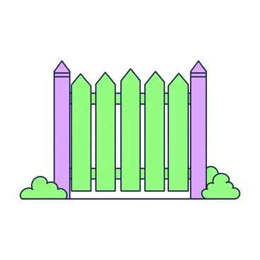 A modern fence made of thin wooden slats with clean lines and uniform texture