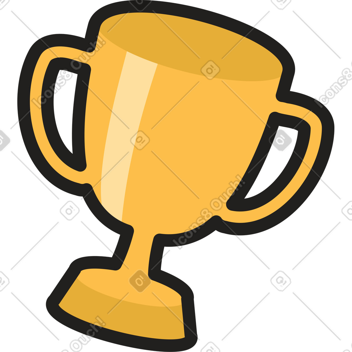 下载 Clipart 风格的 优胜者杯 插画，支持 PNG、SVG 格式