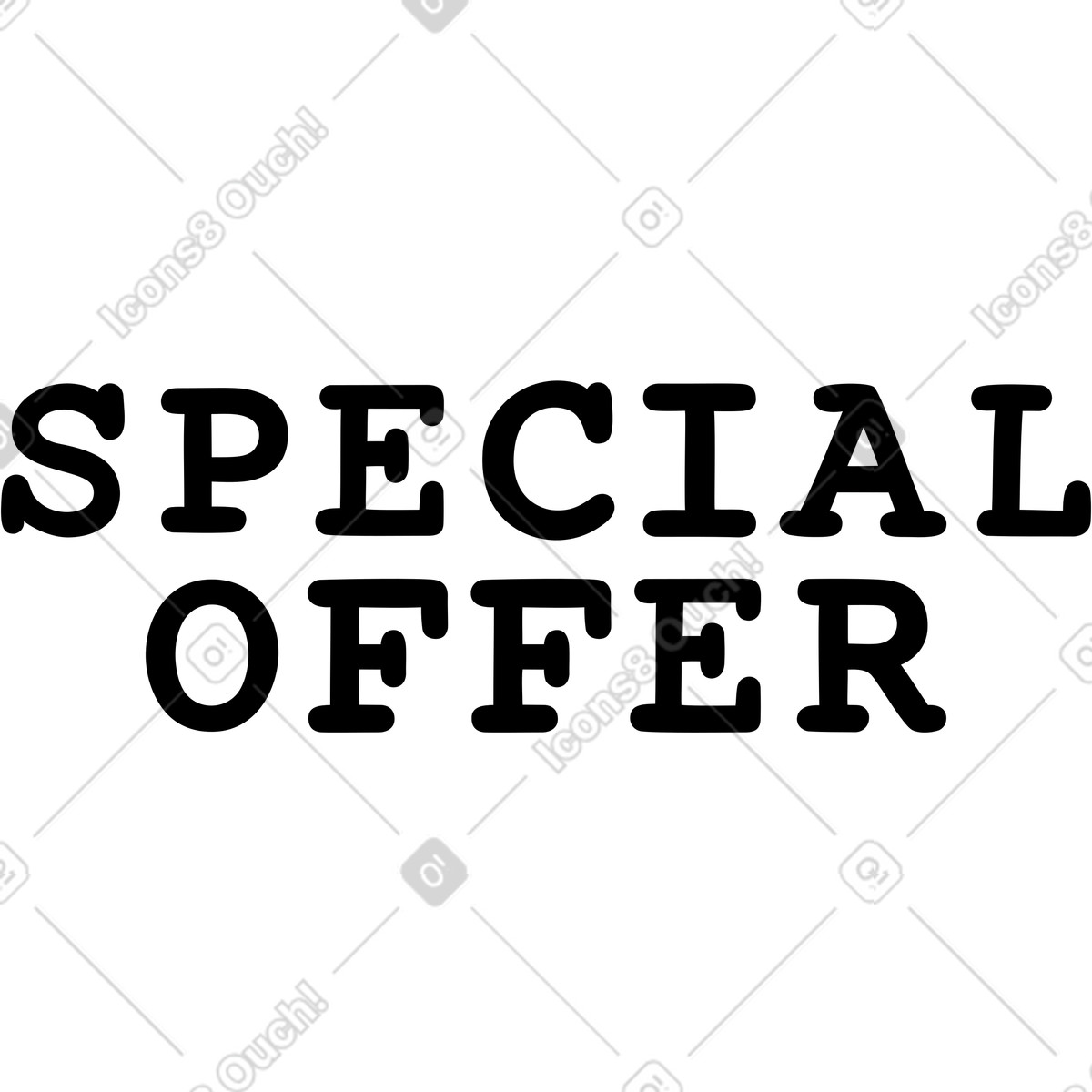 Sonderangebot-Illustration im Transistor-Stil als Download in PNG, SVG