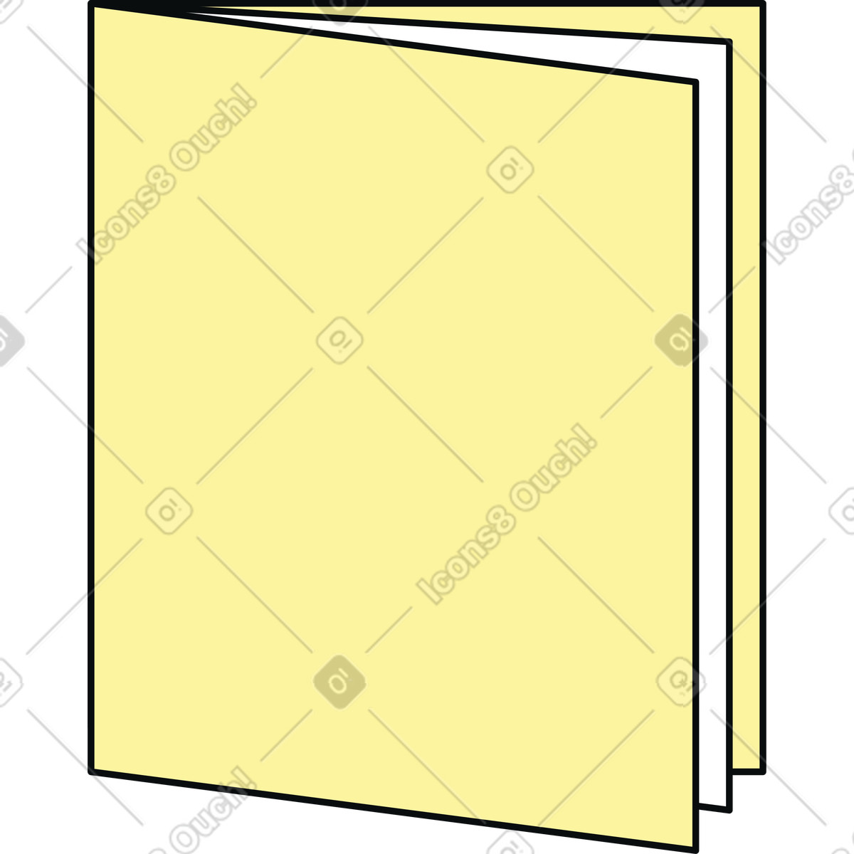 Teko スタイルの ファイルフォルダー のイラストをPNG、SVG形式でダウンロード
