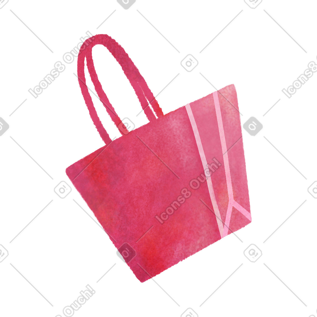 Shopper illustration in Jungle style download in PNG, SVG
