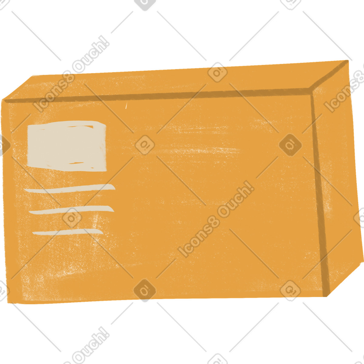 Ilustração de Yellow box em no estilo Lumiere para baixar em PNG, SVG