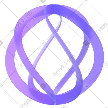 Abstract purple sphere animated illustration in GIF, Lottie (JSON), AE