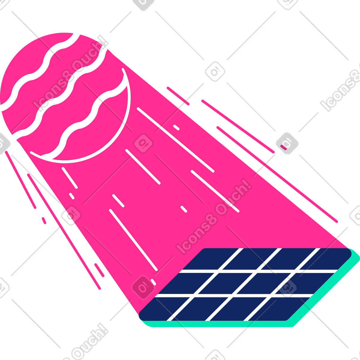 下载 Cyborg 风格的 太阳能板 插画，支持 PNG、SVG 格式