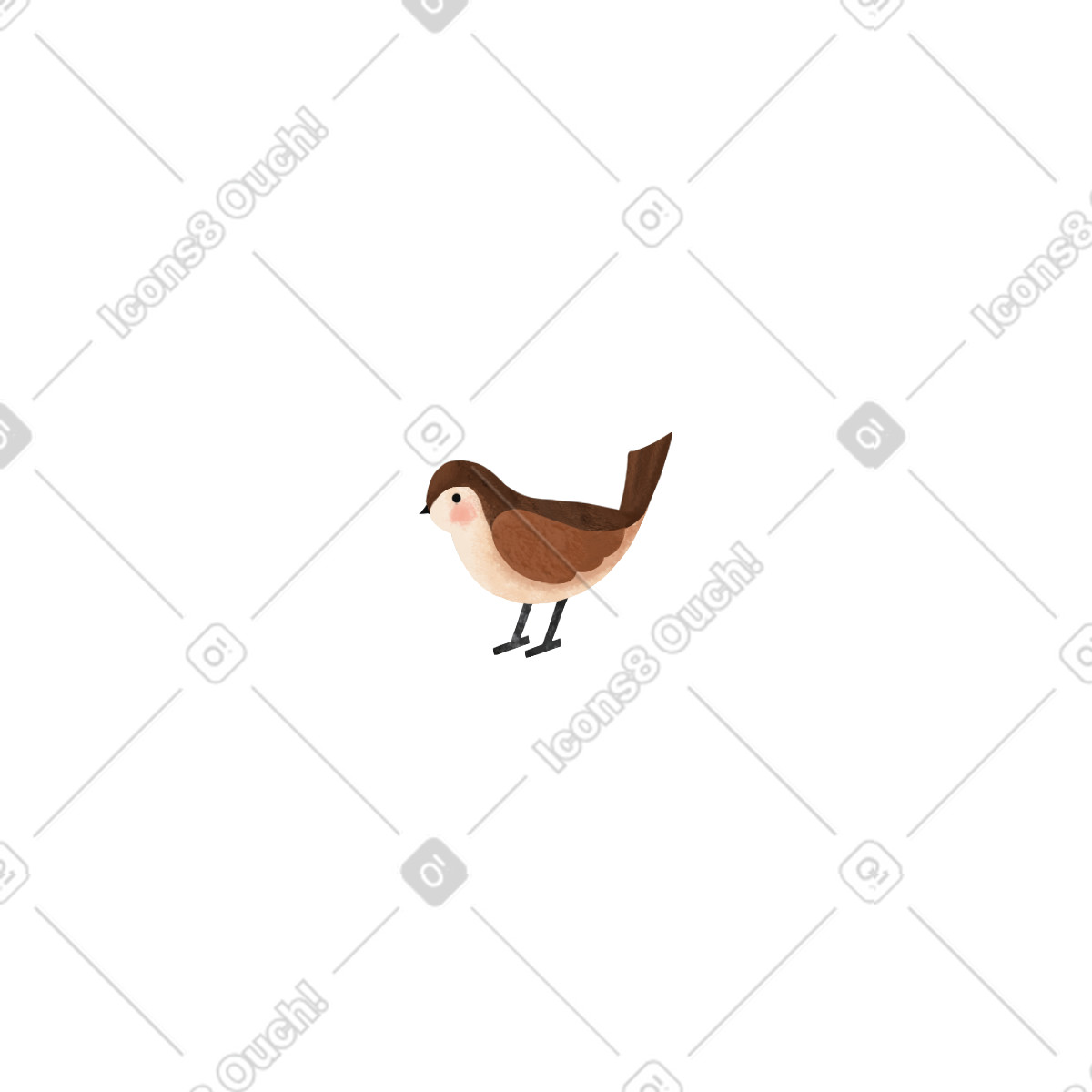 Ilustração de 鸟 em no estilo Family para baixar em PNG, SVG