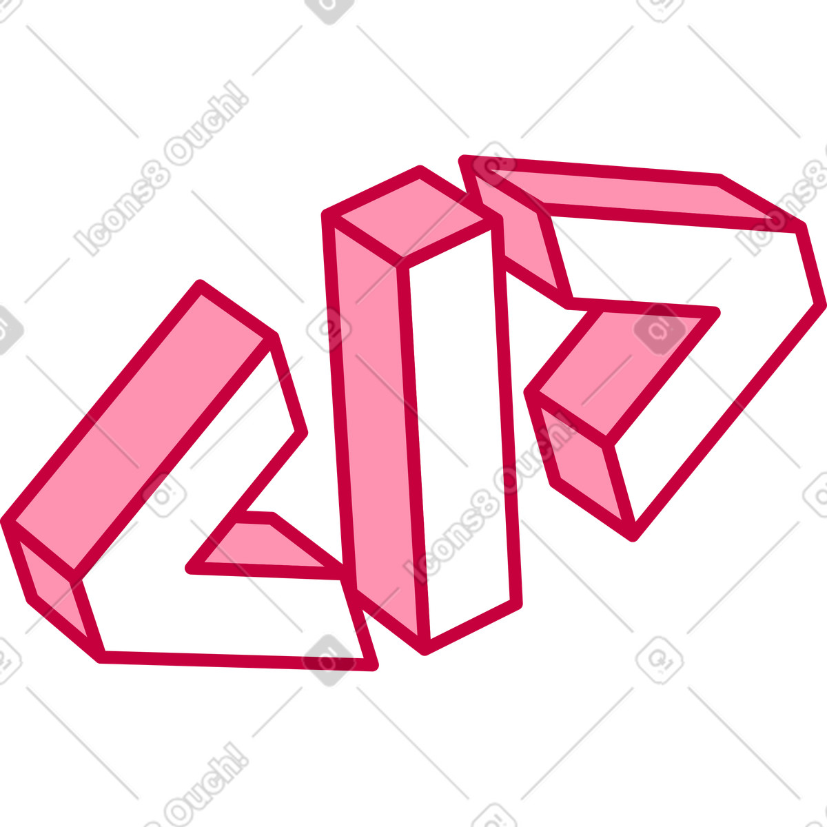 Code sign illustration in Natty style download in PNG, SVG