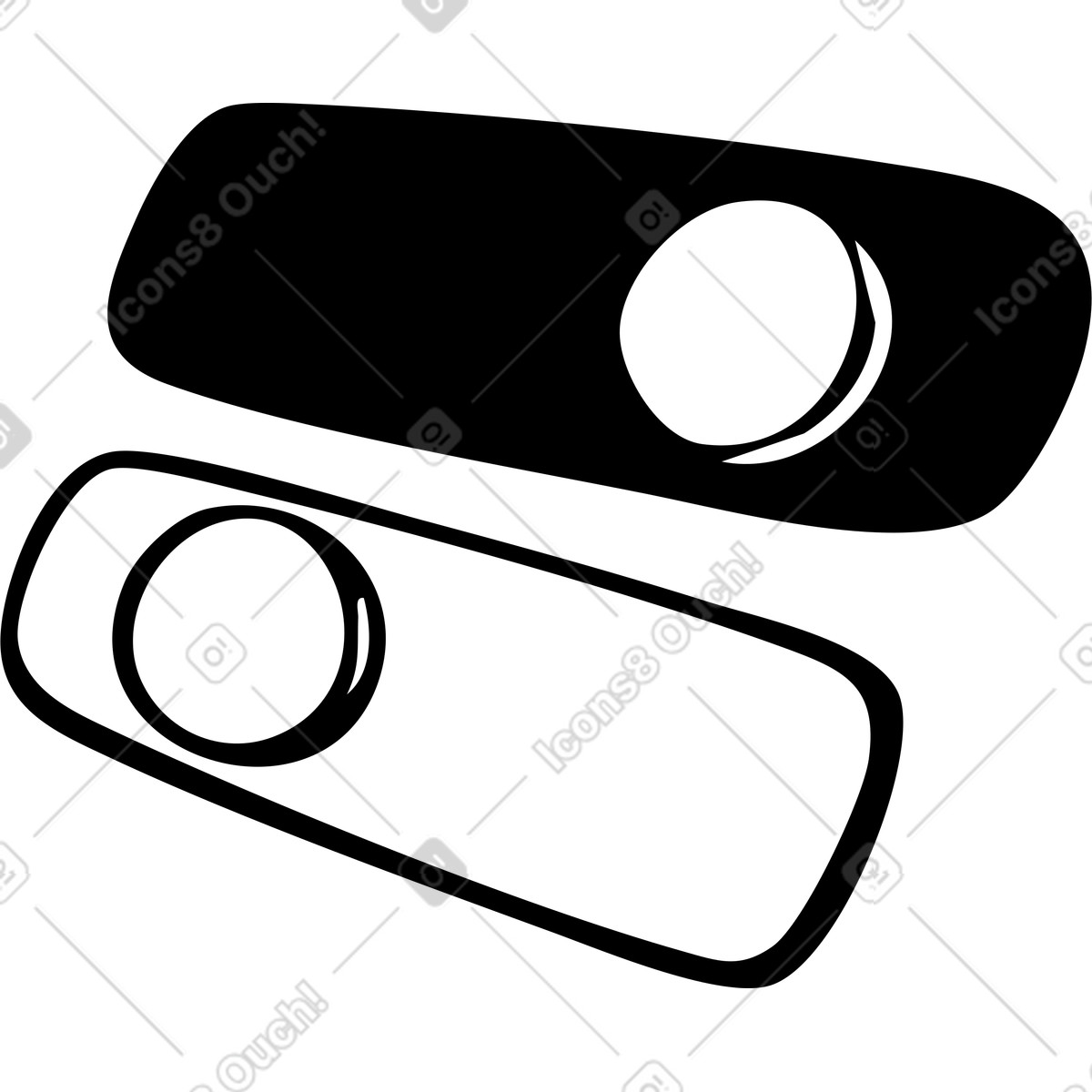 Illustration Bascule dans le style Line à télécharger aux formats PNG, SVG