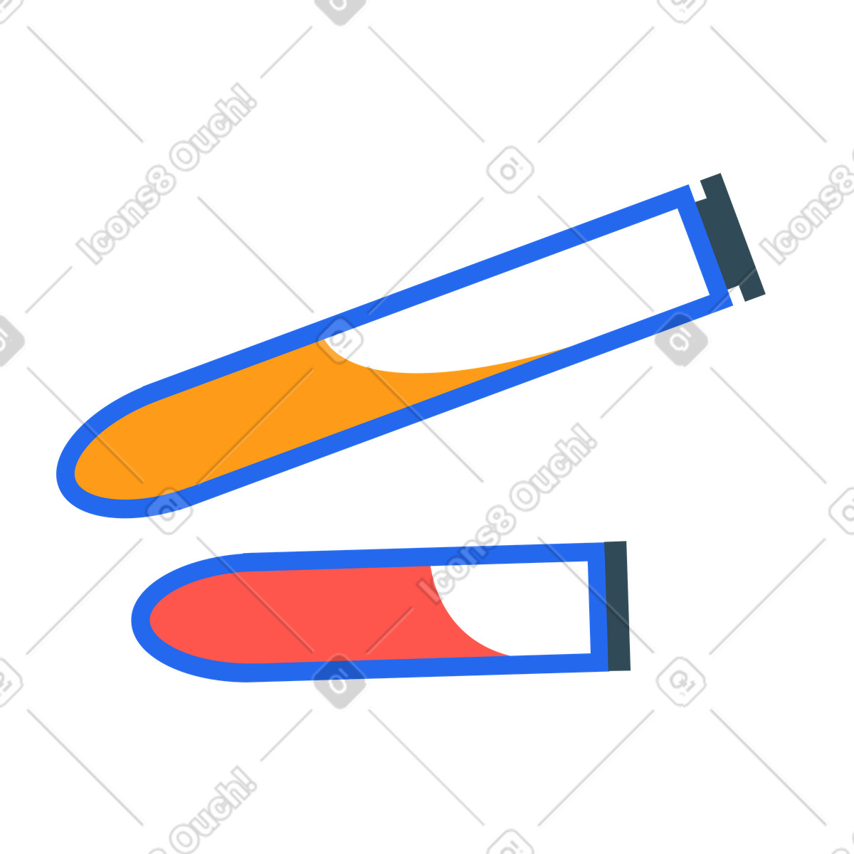 Ilustração animada de Teste do tubo em no estilo Kingdom para baixar em GIF, Lottie (JSON), AE