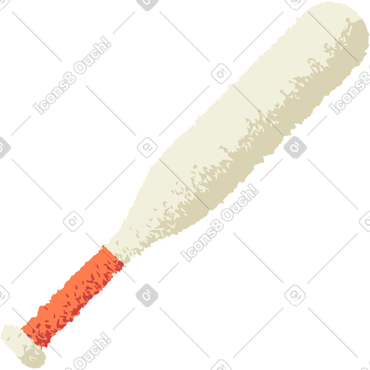 Baseball illustrazione in stile Mirage scarica in PNG, SVG
