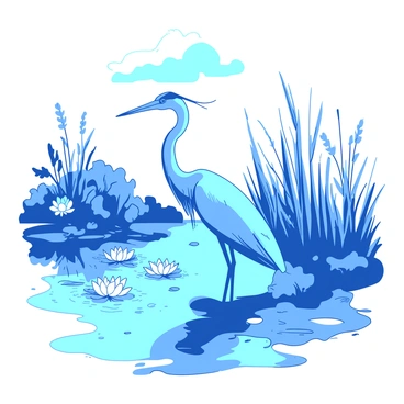 Blue heron