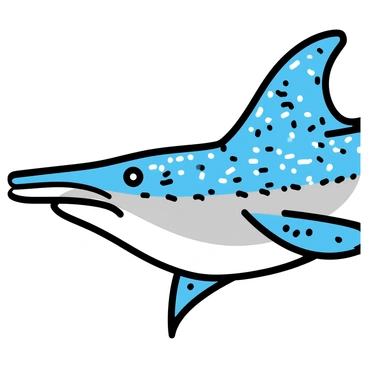 A close-up of a blue marlin, focusing on its scales. The scales are shimmering with shades of blue and silver, displaying a unique pattern with intricate details. Each scale reflects light differently, creating a textured appearance. The background is softly blurred to emphasize the marlin's scales and their vibrant colors.