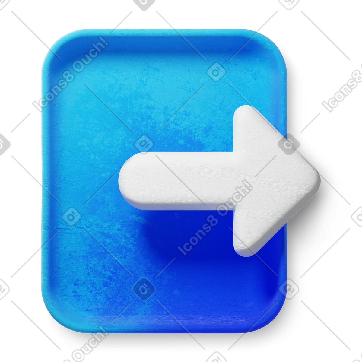 Logout illustration in 3D Microsoft Fluent style download in PNG, SVG