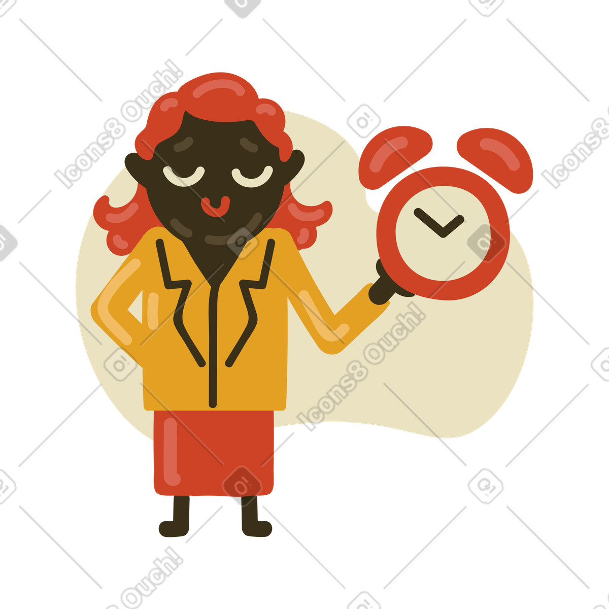 Ilustração de Hora ir em no estilo Arabica para baixar em PNG, SVG
