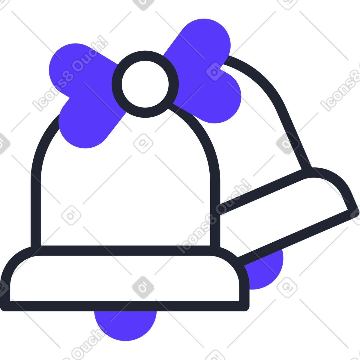 Bells illustration in Pablita style download in PNG, SVG