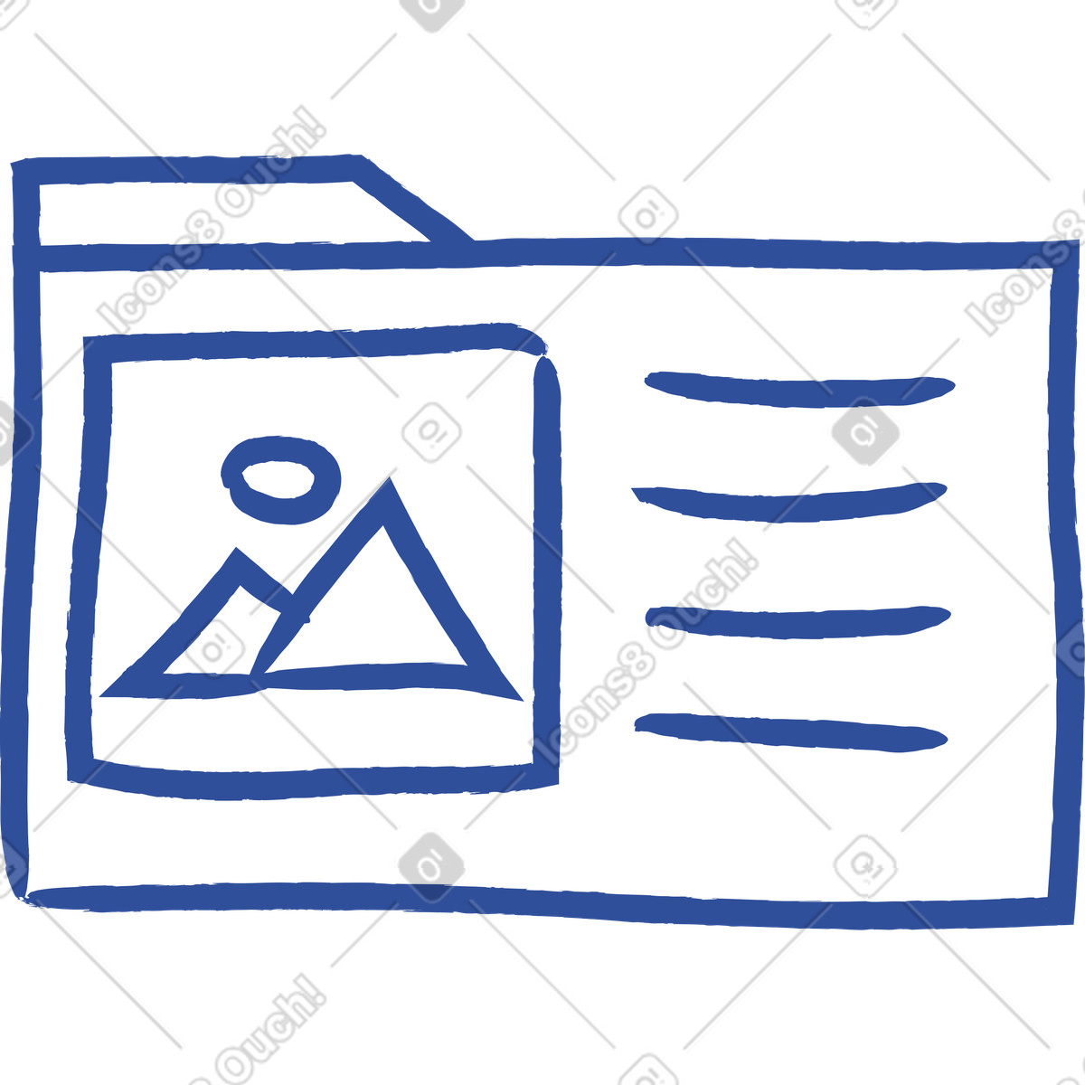 Cartella illustrazione in stile Lime scarica in PNG, SVG